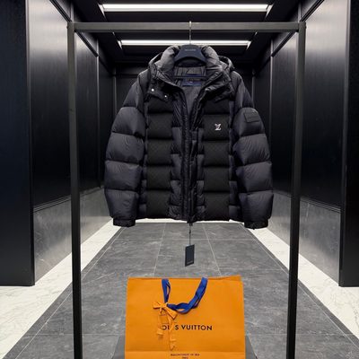 Louis Vuitton Monogram Down Blouson in black — 4