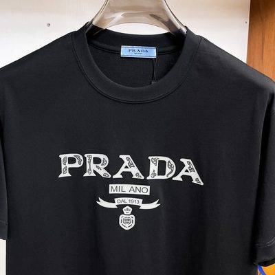 Prada cotton crew-neck T-shirt — 3