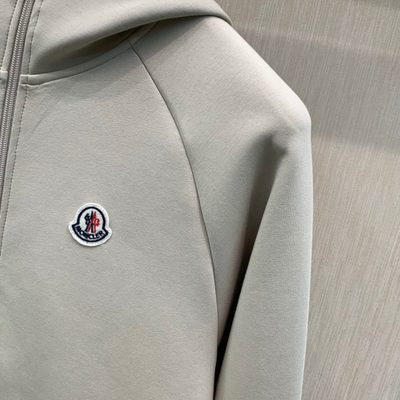 Moncler zip-up hoodie and matching cargo sweatpants set — 4