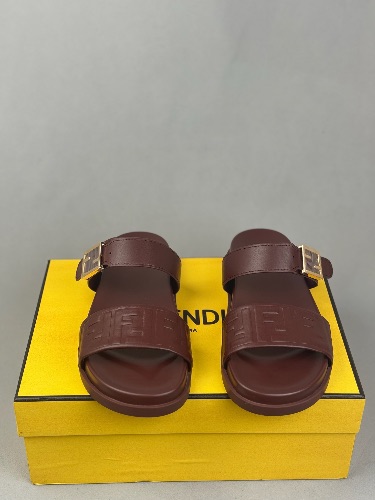 Fendi sandals Feel Bordeaux — 3