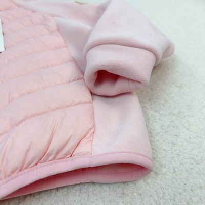 Moncler kids hooded hybrid zip-up jacket — 8
