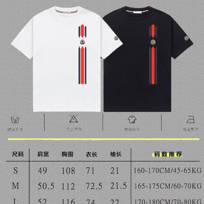Moncler Triple Logo Crewneck T-Shirts — 4