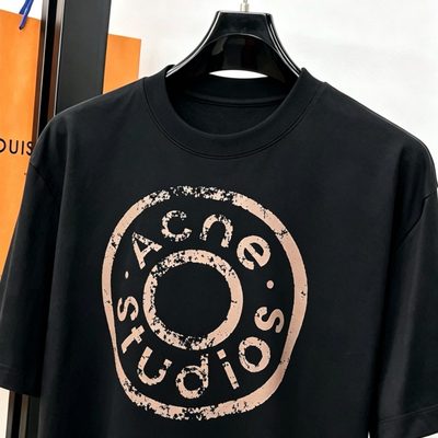Acne Studios black logo relaxed fit — 3