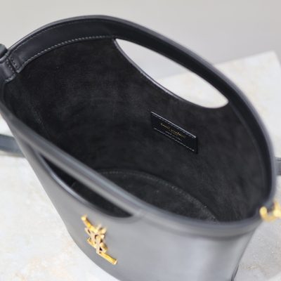 Saint Laurent Mini Celia leather tote bag — 7