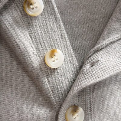 Burberry long-sleeve knitted polo sweater — 4
