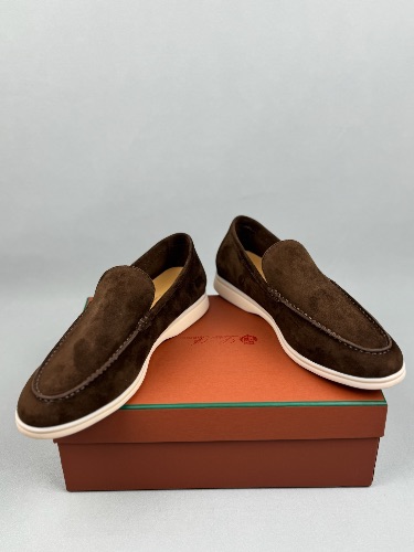 Loro Piana Summer Walk suede loafers — 4