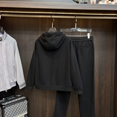 Loro Piana zip-up hoodie and matching sweatpants set — 3