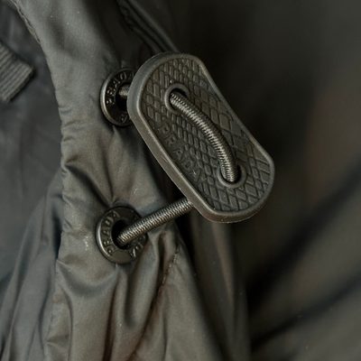 Prada men's black Re-Nylon or technical hooded jacket — 7