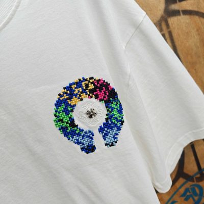 Chrome Hearts Black Casual Sunflower Tee — 3