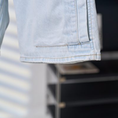 Louis Vuitton Signature Embroidered Denim Workwear Shorts — 8