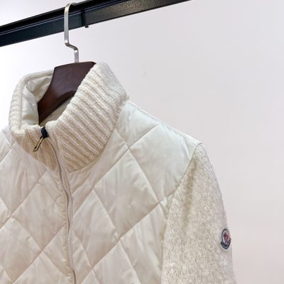 Moncler Cotton-Blend Padded Zip-Up Cardigan — 4