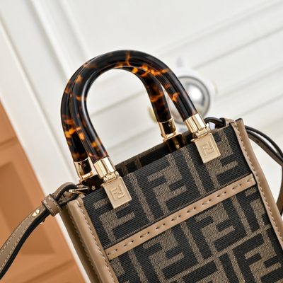 Fendi Mini Sunshine Shopper tote bag (T) — 3