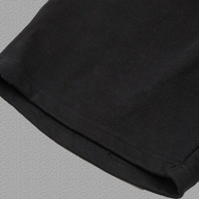 Moncler black cotton jersey shorts — 8