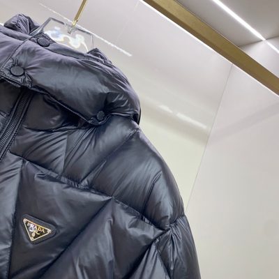 Prada men's quilted short puffer jacket — 3
