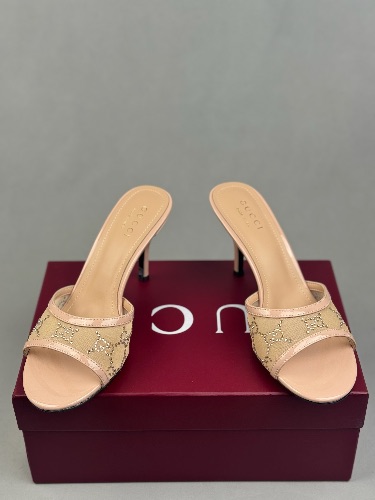Gucci Women's crystal slide sandal — 4