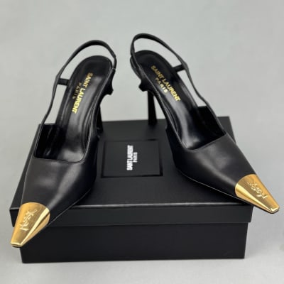 Saint Laurent Jeanne slingback pumps — 4