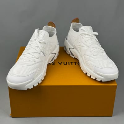 Louis Vuitton Tatic Knit Trainers in white — 4
