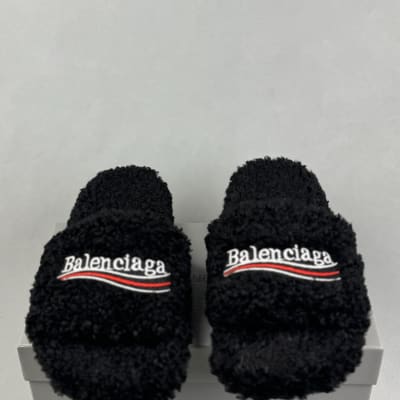 Balenciaga Furry Slide sandals — 3