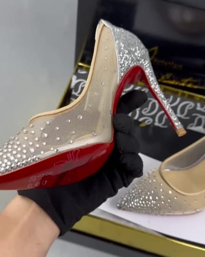 Christian Louboutin Follies Strass 100 pumps — 5