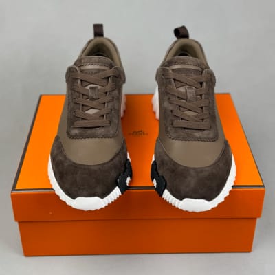 Hermès Bouncing sneaker in brown — 3