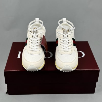 Gucci Re-Motion GG Nylon and suede sneakers — 3