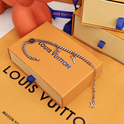 Louis Vuitton chain charm bracelet — 8