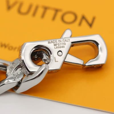 Louis Vuitton stainless steel curb chain Necklace — 4