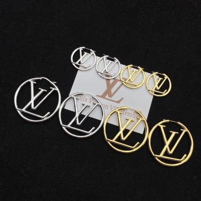 Louis Vuitton Louise hoop earrings