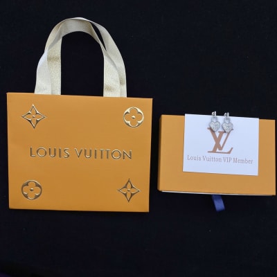 Louis Vuitton Lockit earrings