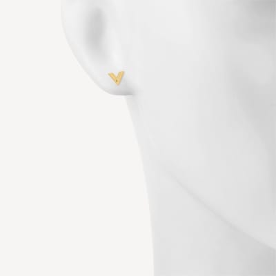 Louis Vuitton Essential V Fringe gold-tone earrings — 8