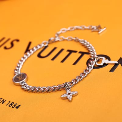 Louis Vuitton chain charm bracelet — 4