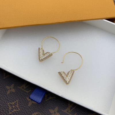 Louis Vuitton Essential V Strass earrings — 3
