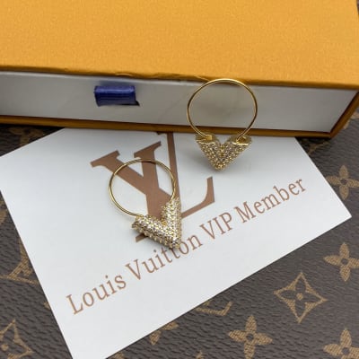 Louis Vuitton Essential V Strass earrings — 4