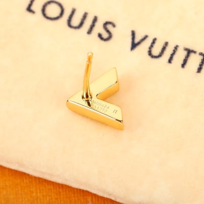 Louis Vuitton Essential V Fringe gold-tone earrings — 7