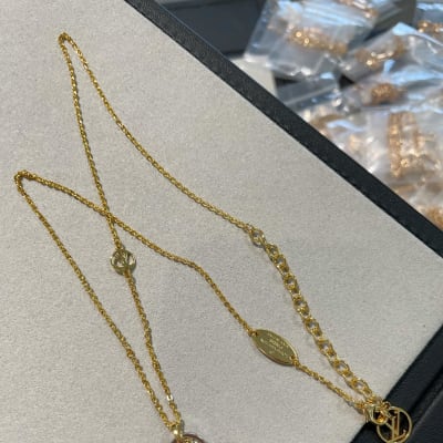Louis Vuitton Nanogram pendant necklace
