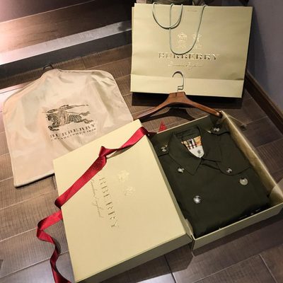Burberry Long Gabardine Fitzrovia Trench Coat — 4