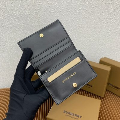 Burberry Small Check Folding Wallet — 8