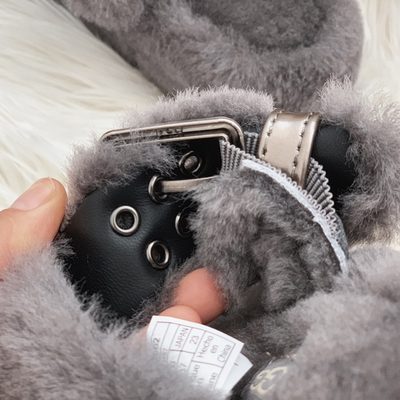 UGG Women's Oh Yeah is a fluffy sheepskin sandal — 5