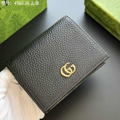 Gucci GG Marmont leather card case wallet — 3