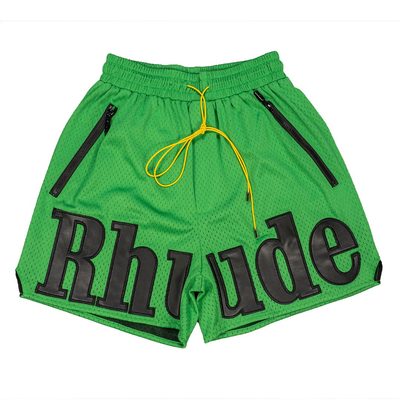 Rhude branded mesh shorts — 3