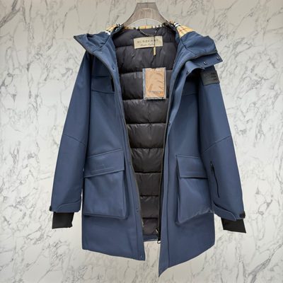 Burberry patch-pocket parka coats — 5
