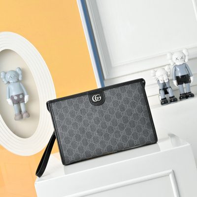 Gucci Ophidia GG Supreme canvas pouch