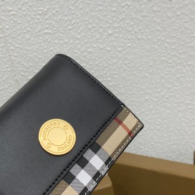 Burberry Small Check Folding Wallet — 5