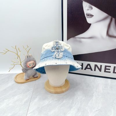 Chrome Hearts denim bucket hat