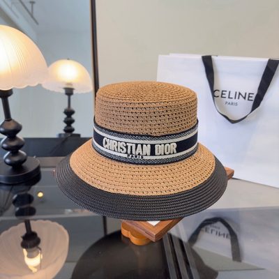 Dior D-Bobby Large Brim Hat — 4