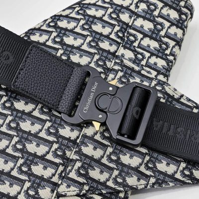 Dior Oblique Jacquard Saddle Bag — 6