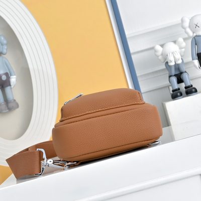 Hermes leather sling bag — 4