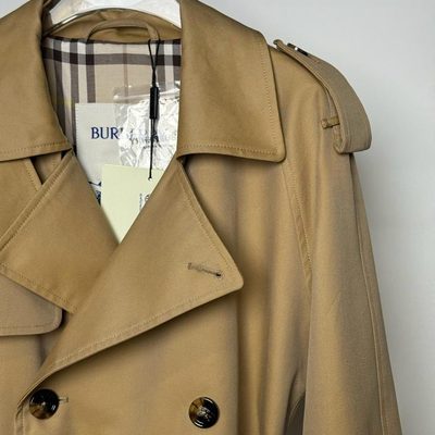 Burberry Long Gabardine Fitzrovia Trench Coat — 4
