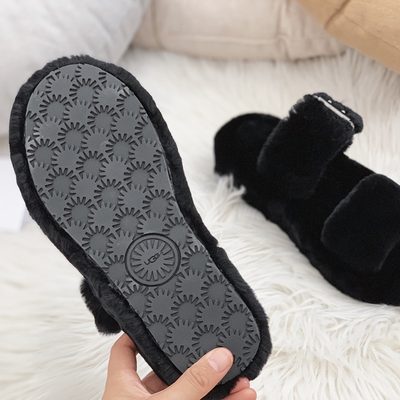 UGG Women's Oh Yeah is a fluffy sheepskin sandal — 5
