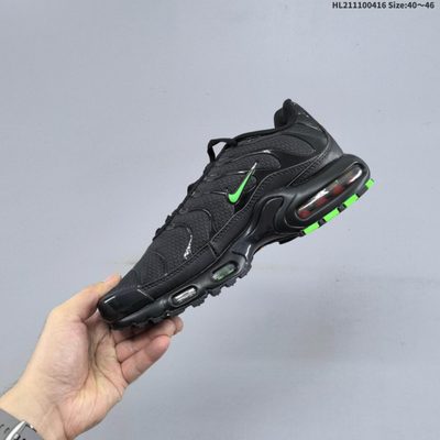 NIKE Air Max Plus TN Black Green Strike — 3